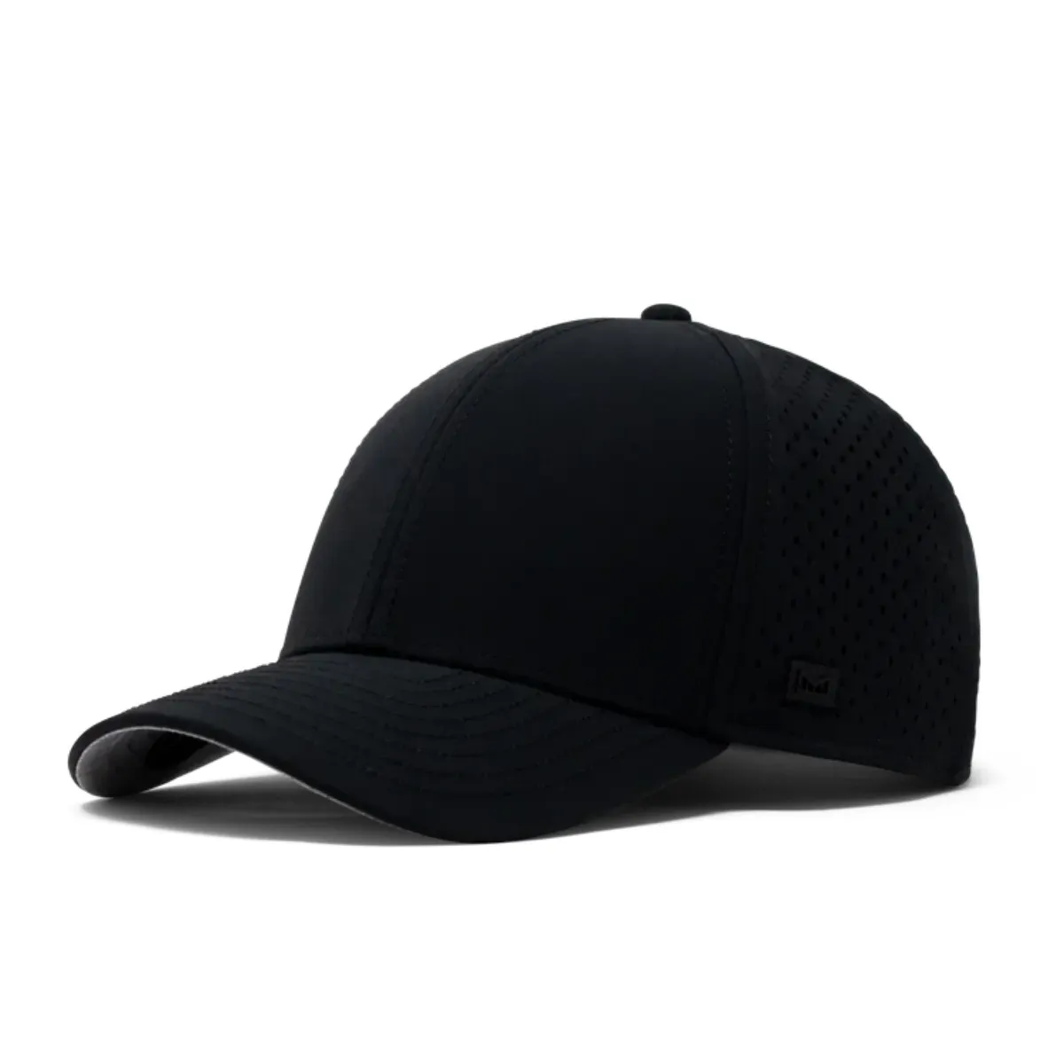 Melin A-Game HYDRO hat in black, side profile view