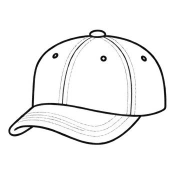 6-Panel hat style icon