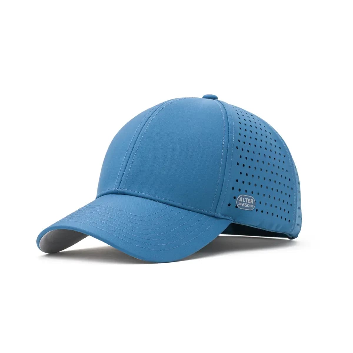 Alter Ego Trotter Splash hat in mariner blue, angled view showing the interior lining