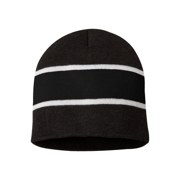 Sportsman Striped Knit Hat