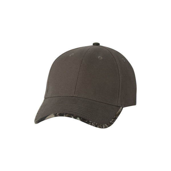 Kati Solid/Camo Contrast Bill Hat