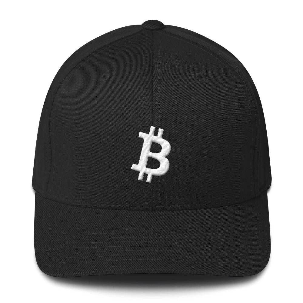 Bitcoin Flexfit Baseball Structured Twill Cap